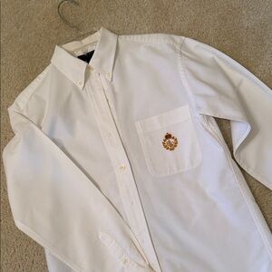Lauren Ralph Lauren White Button Down Shirt